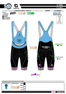 Culotte corto PRO 3.1 - Azul 2