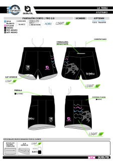 Pantalón corto PRO 2.0 - Negro 2