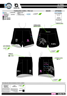 Pantalón corto PRO 2.0 - Negro 2