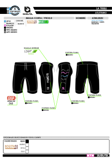 Malla corta PRO 2.0 - Negro 2