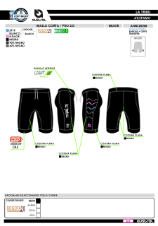 Malla corta PRO 2.0 - Negro 2