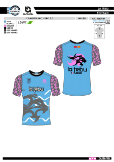 Camiseta MC PRO 2.0 - Azul 2