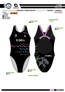 Bañador Tirante Ancho - Negro 2