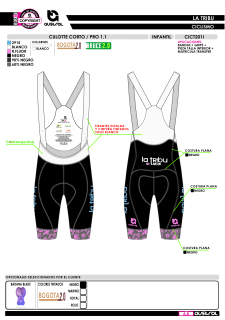 Culotte Corto PRO 1.1 - Azul 2