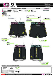 Pantalon corto PRO 2.0 - Negro 2