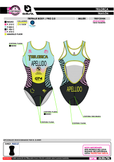 Tritraje body PRO 2.0 - Negro 2