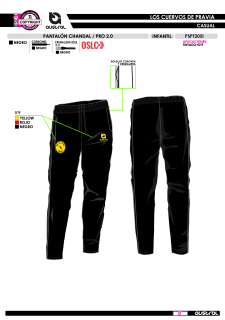 Pant. Chándal PRO 2.0 - Negro 2