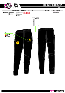 Pant. Chándal PRO 2.0 - Negro 2