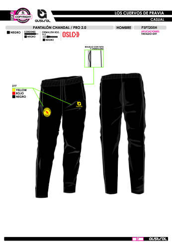 Pant. Chándal PRO 2.0 - Negro