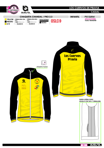 Chaq. Chándal PRO 2.3 - Amarillo