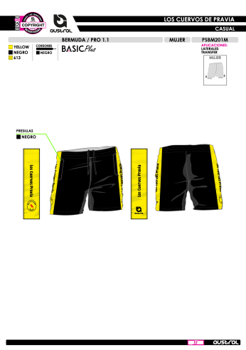 Bermuda PRO 1.1 - Negro