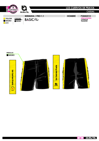 Bermuda PRO 1.1 - Negro