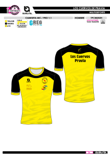 Camiseta MC PRO 1.1 - Amarillo 2