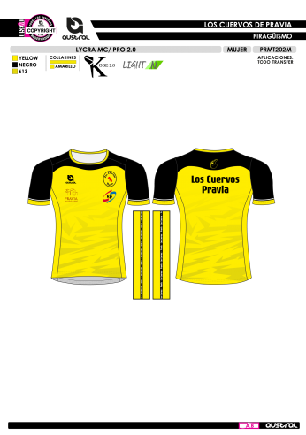 Lycra MC PRO 2.0 - Amarillo