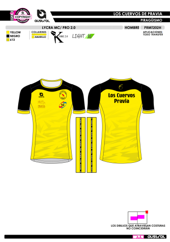Lycra MC PRO 2.0 - Amarillo