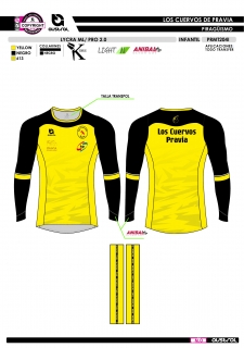 Lycra ML PRO 2.0 - Amarillo 2