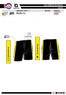 Bermuda PRO 1.1 - Negro 2