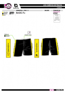Bermuda PRO 1.1 - Negro 2