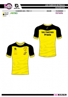 Camiseta MC PRO 1.1 - Amarillo 2