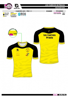 Camiseta MC PRO 1.1 - Amarillo 2