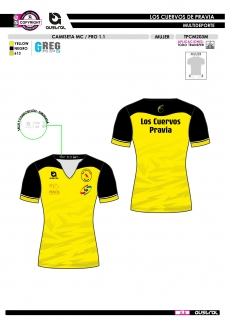 Camiseta MC PRO 1.1 - Amarillo 2