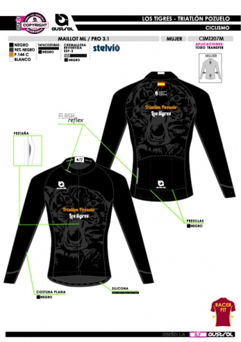 Maillot ML PRO 3.1 - Negro