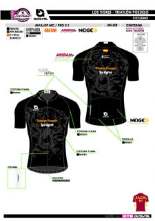 Maillot MC PRO 3.1 - Negro 2