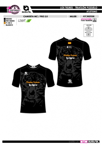 Camiseta MC PRO 2.0 - Negro
