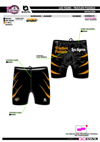 Bañador Jammer - Negro