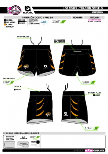 Pantalón Corto PRO 2.0 - Negro