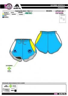 Pantalón Split PRO 1.1 - Azul 2