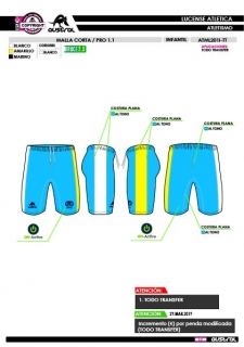 Malla Corta PRO 1.1 - Azul 2