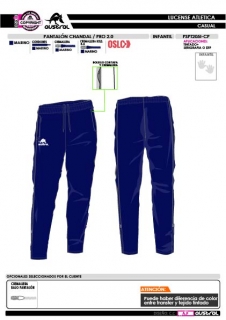 Pant. Chándal PRO 2.0 - Marino 2