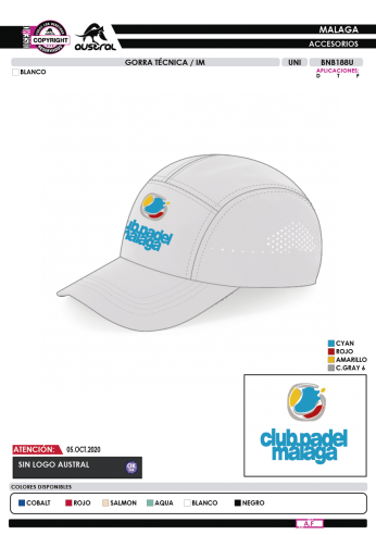 Gorra Técnica IM - Blanco