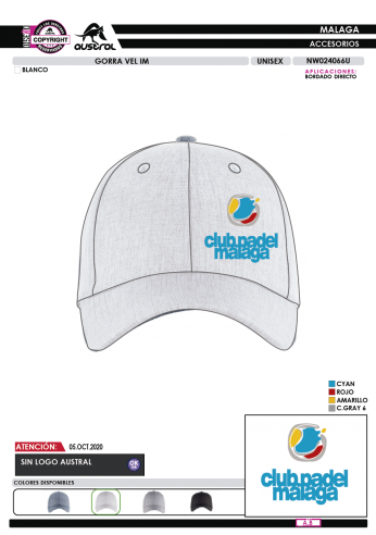Gorra Vel IM - Blanco