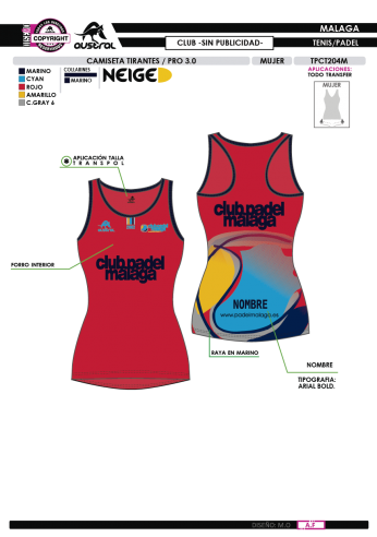 Camisa Tirantes PRO 3.0 - Club - Sin... Camisa Tirantes PRO 3.0 - Club - Sin...