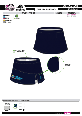 Falda PRO 2.0 - Club - Sin Publicidad...