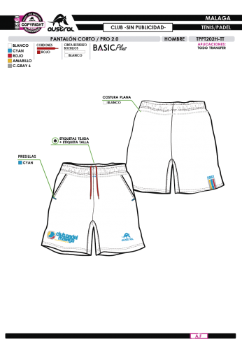 Pantalón Corto PRO 2.0 - Club - Sin...
