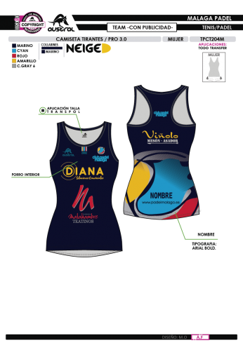 Camisa Tirantes PRO 3.0 - Team - Con... Camisa Tirantes PRO 3.0 - Team - Con...