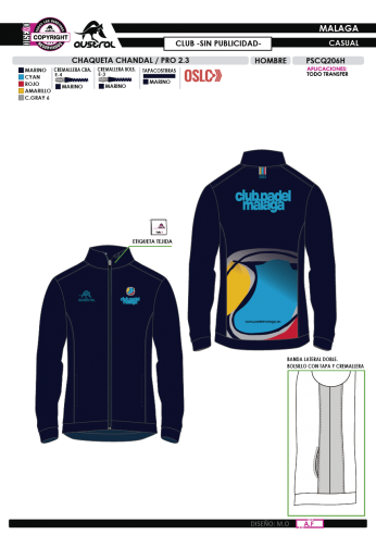 Chaqueta Chándal PRO 2.3 - Club - Sin...