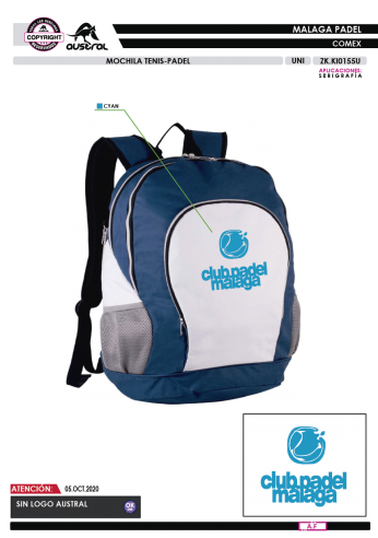 Mochila Tennis - Padel - Azul