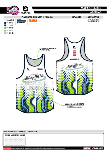 Camiseta Tirantes PRO 3.0 - Blanco