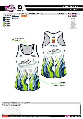 Camiseta Tirantes PRO 3.0 - Blanco