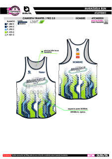 Camiseta Tirantes PRO 2.0 -... 2