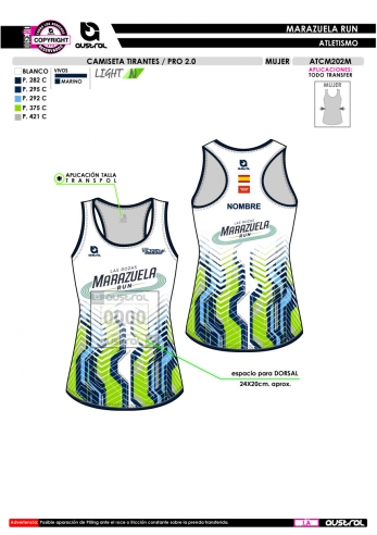 Camiseta Tirantes PRO 2.0 - Blanco