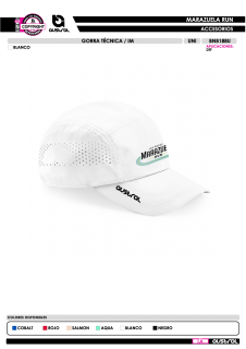 Gorra Técnica IM - Blanco 2