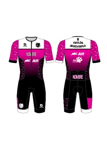 Tritraje AERO D PRO 2.1 LD MC - Fucsia
