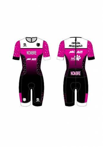 Tritraje AERO E PRO 2.1 LD MC - Fucsia