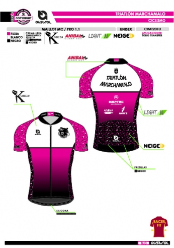 Maillot MC PRO 1.1 - Fucsia