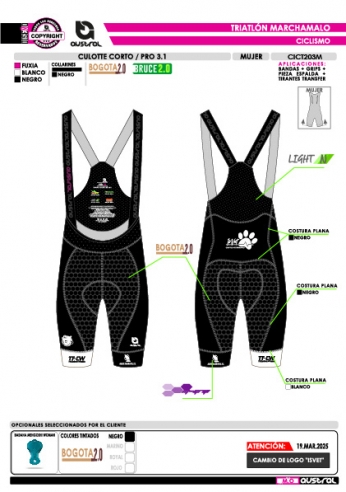 Culotte Corto PRO 3.1 - Negro